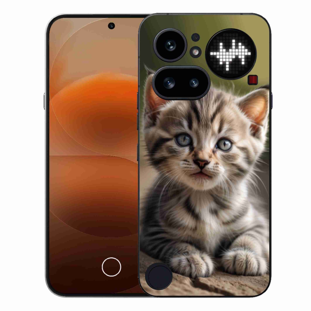 Zselés borító mmCase a Nothing Phone (4a) - aranyos cica 9