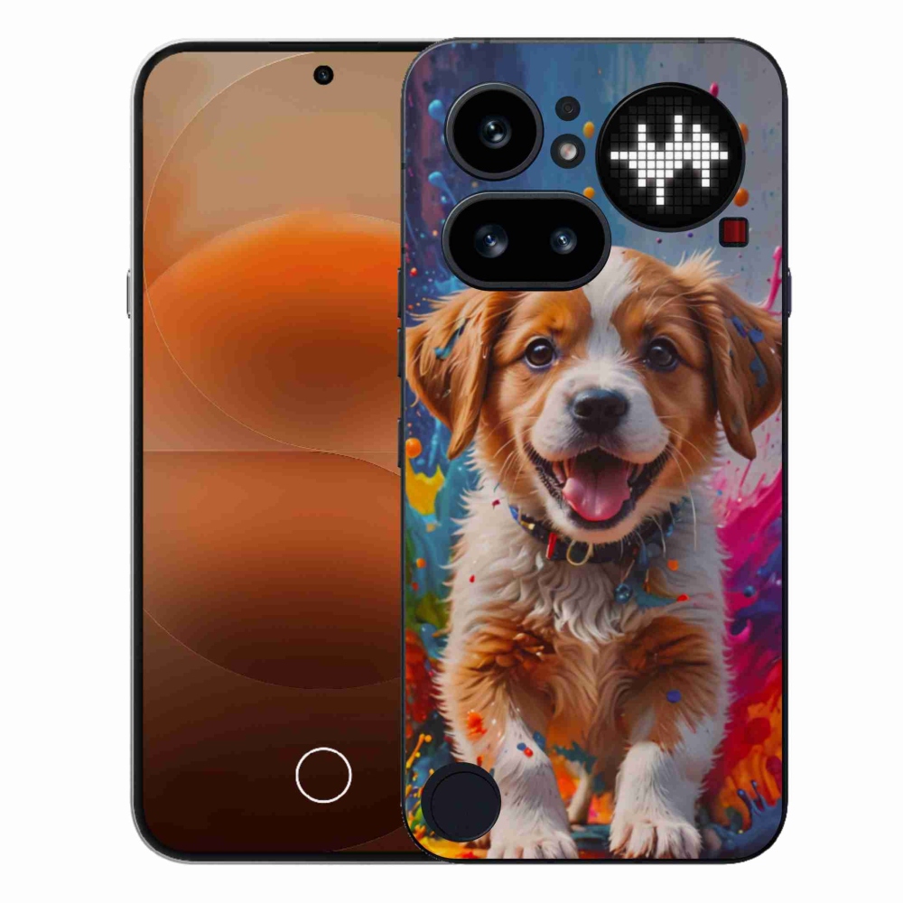 Gél borító mmCase a Semmi telefonhoz (4a) - aranyos kiskutya 3