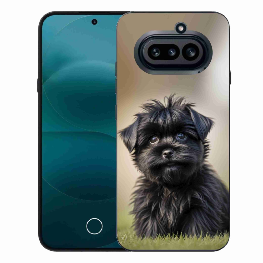 Zselés borítás mmCase a Nothing Phone (4a) telefonhoz - aranyos fekete kutya