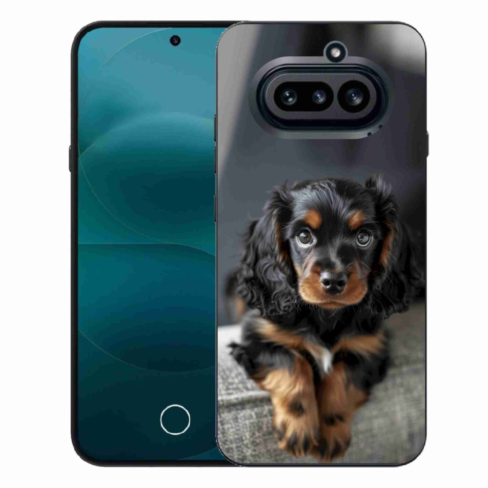 Zselés borítás mmCase for Nothing Phone (4a) - aranyos hosszú szőrű tacskó