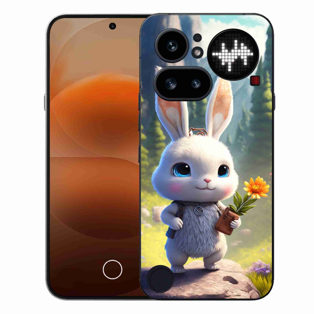 Zselés borítás mmCase a Nothing Phone (4a) - aranyos nyuszi