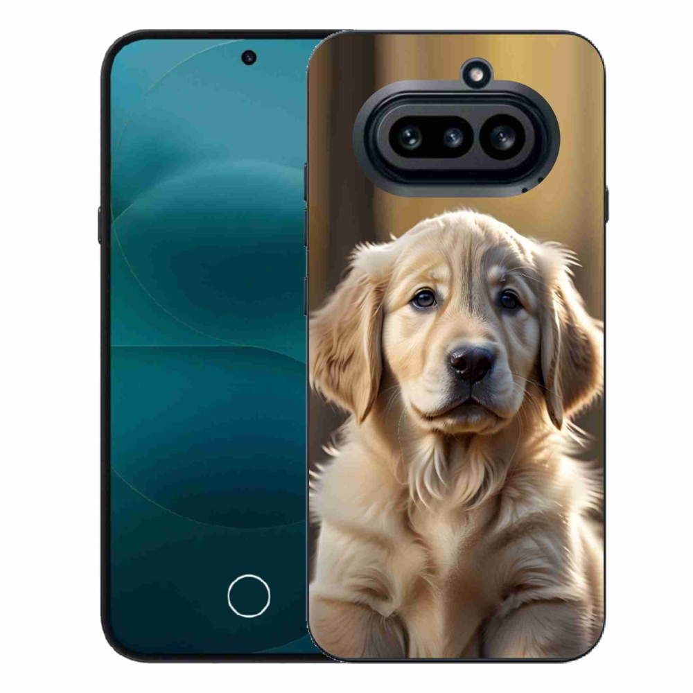 Zselés borítás mmCase a Nothing Phone (4a) - aranyos arany retriever