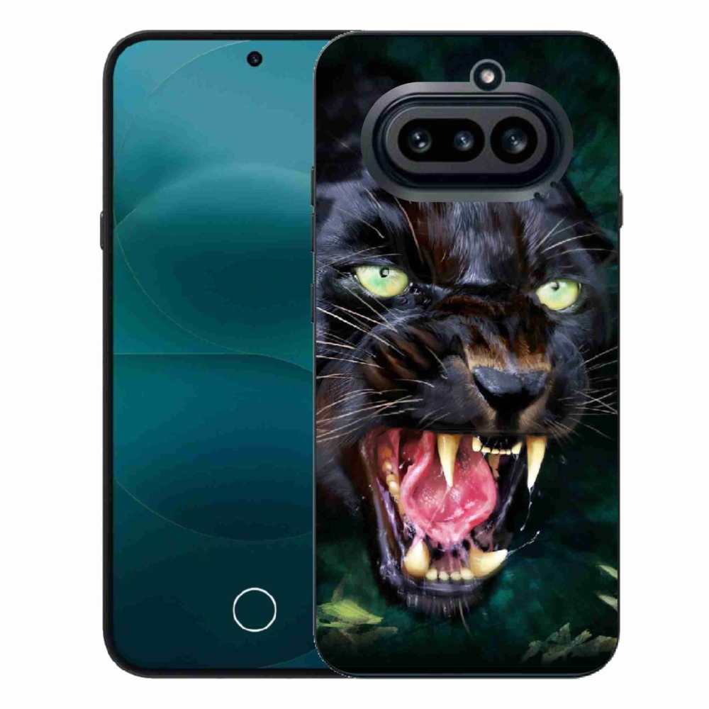 Zselés borítás mmCase a Nothing Phone (4a) - dühös fekete párduchoz