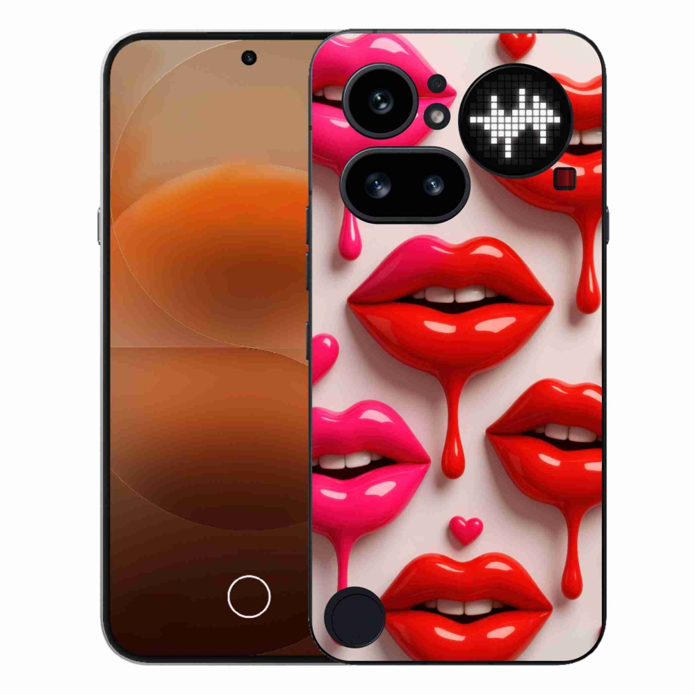 Zselés borítás mmCase a Nothing Phone (4a) - ajkak 2
