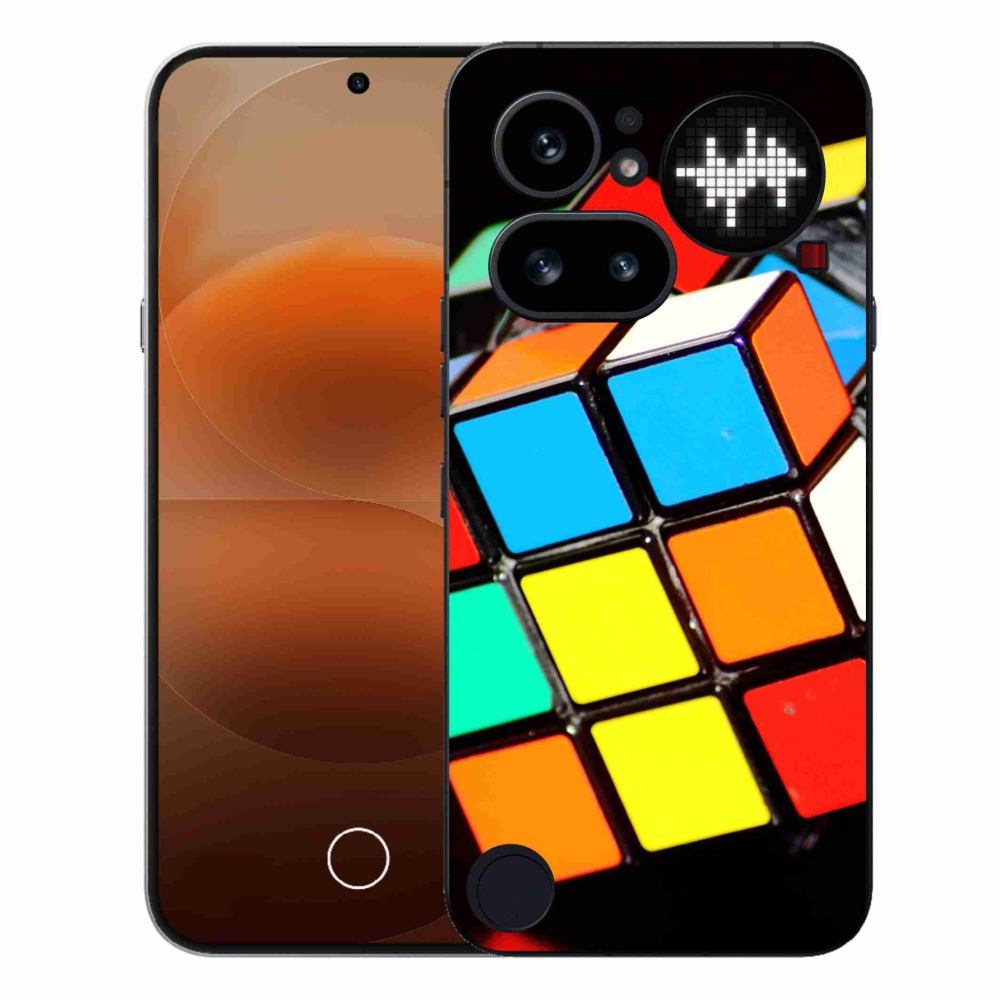 Zselés borítás mmCase a Nothing Phone (4a) - Rubik-kocka