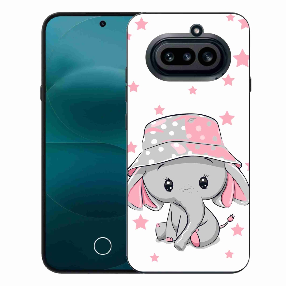 Zselés borítás mmCase a Nothing Phone (4a) - rózsaszín elefánthoz