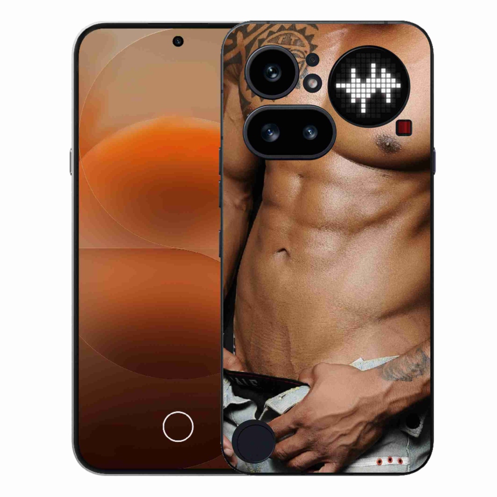 Zselés borítás mmCase a Nothing Phone (4a) - szexi férfi