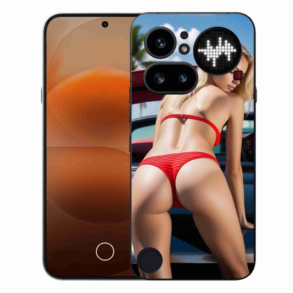 Gél borító mmCase a Semmi telefonhoz (4a) - szexi nő 2