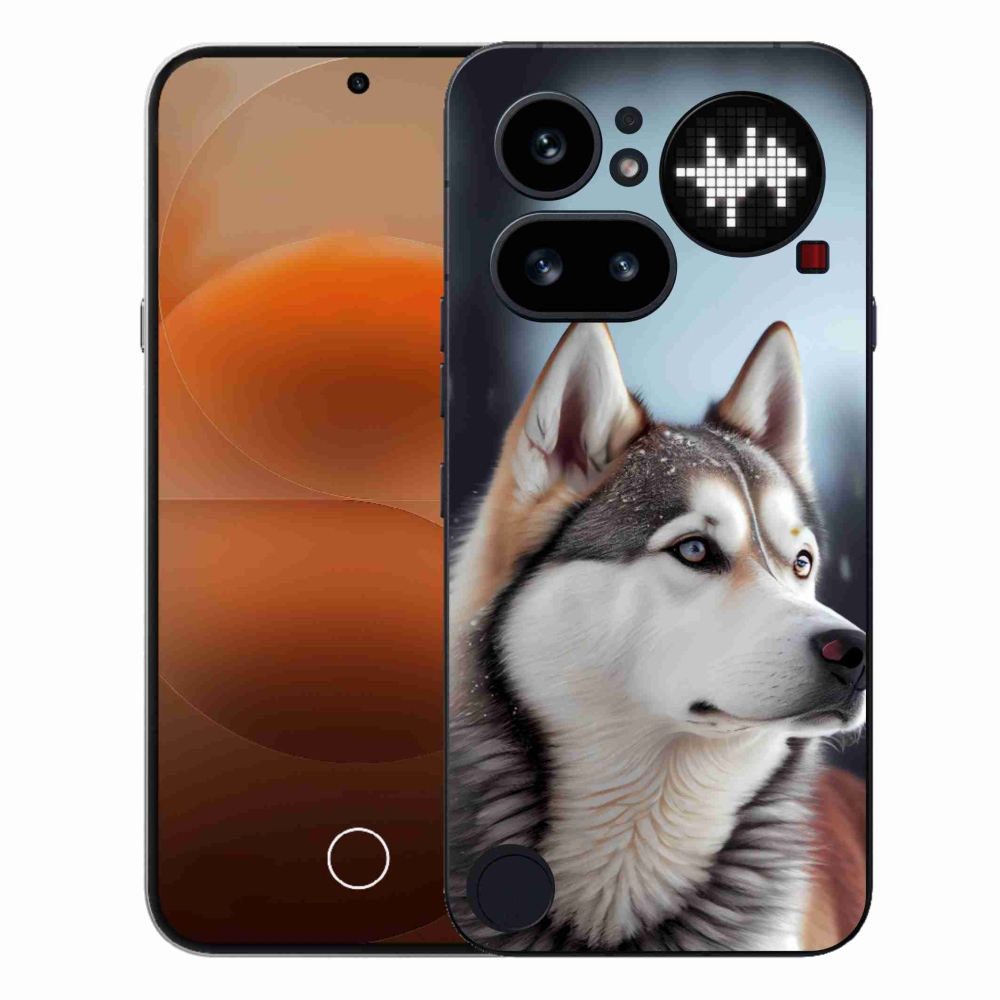 Zselés borítás mmCase a Nothing telefonhoz (4a) - Szibériai Husky