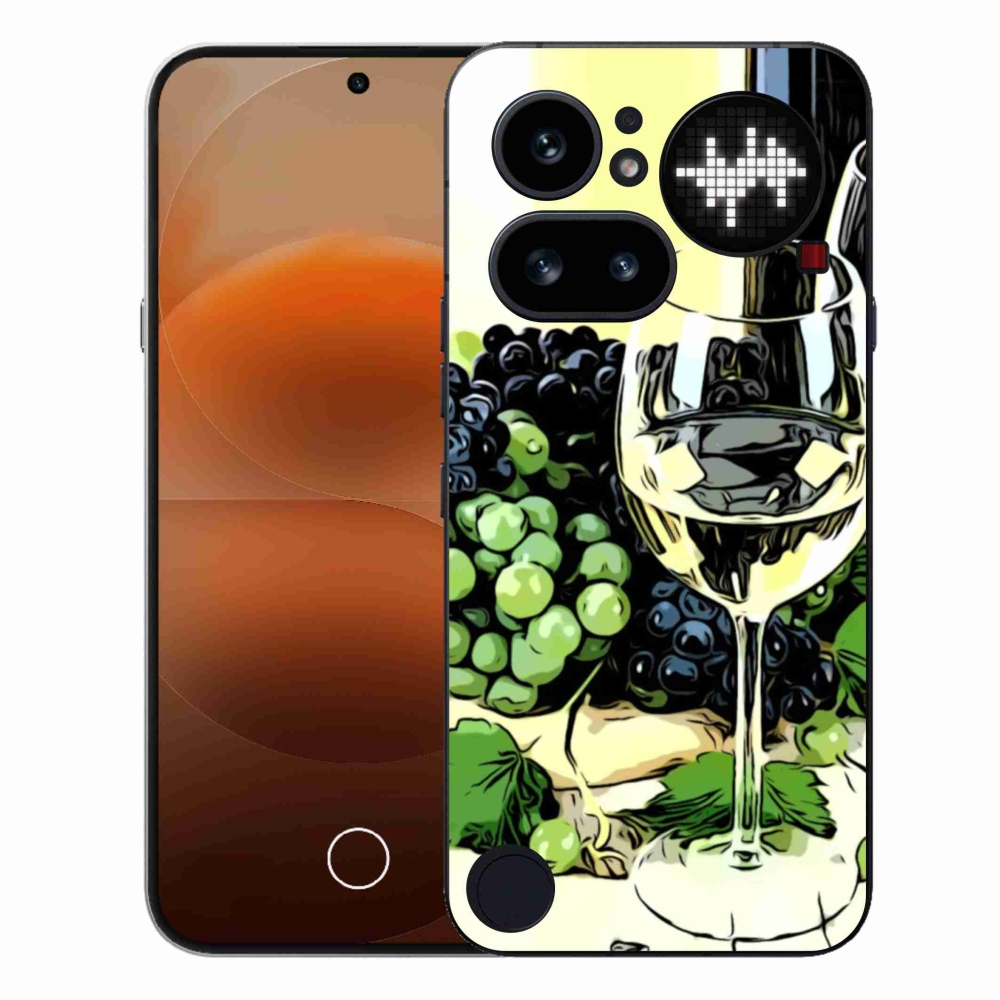 Zselés borítás mmCase a Nothing Phone (4a) - borospohárhoz