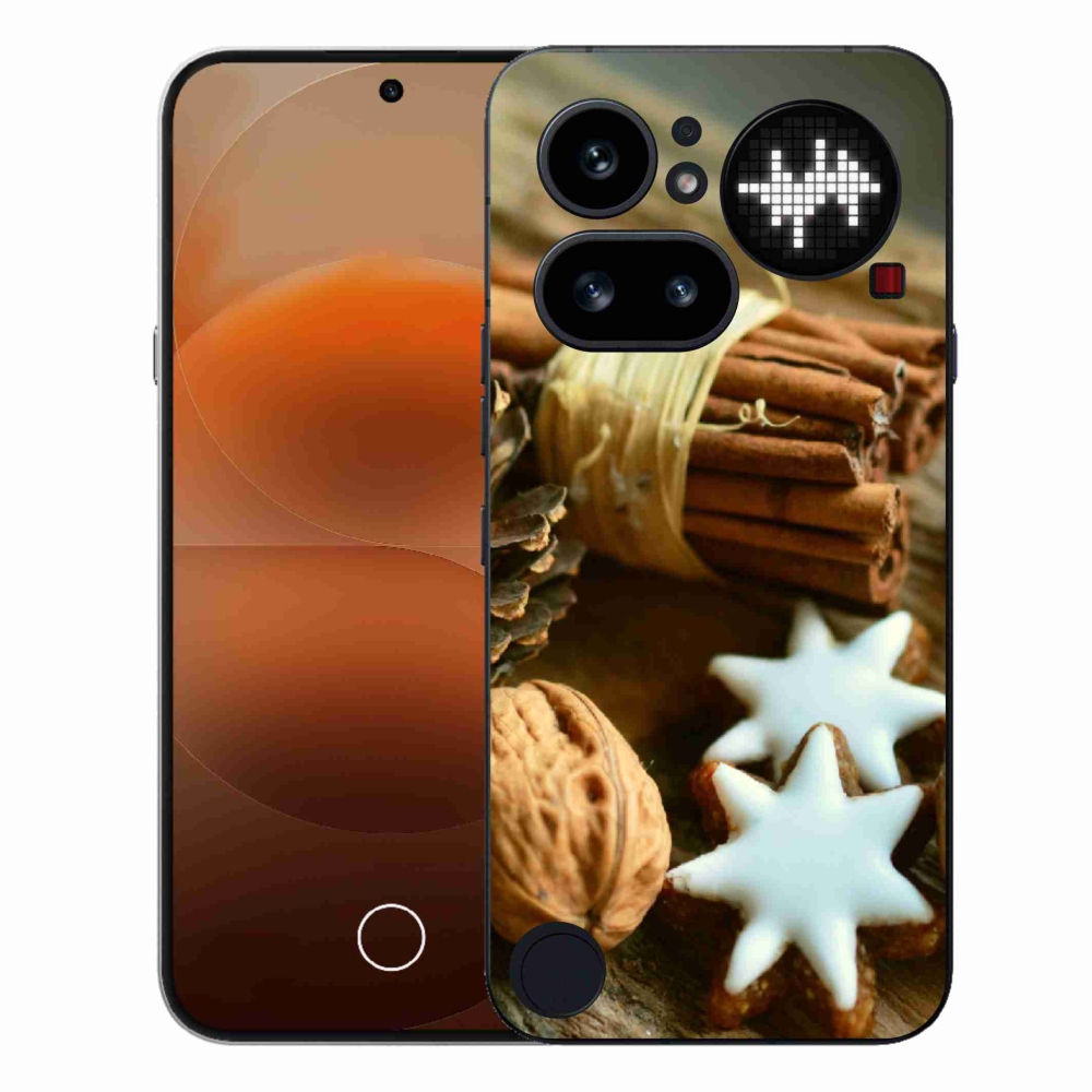 Zselés borítás mmCase a Nothing Phone (4a) készülékhez - fahéj és mézeskalács