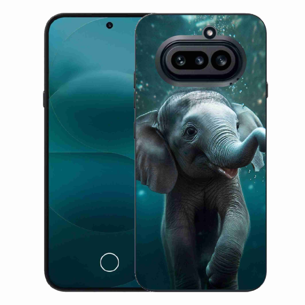 Zselés borítás mmCase for Nothing Phone (4a) - elefánt a víz alatt