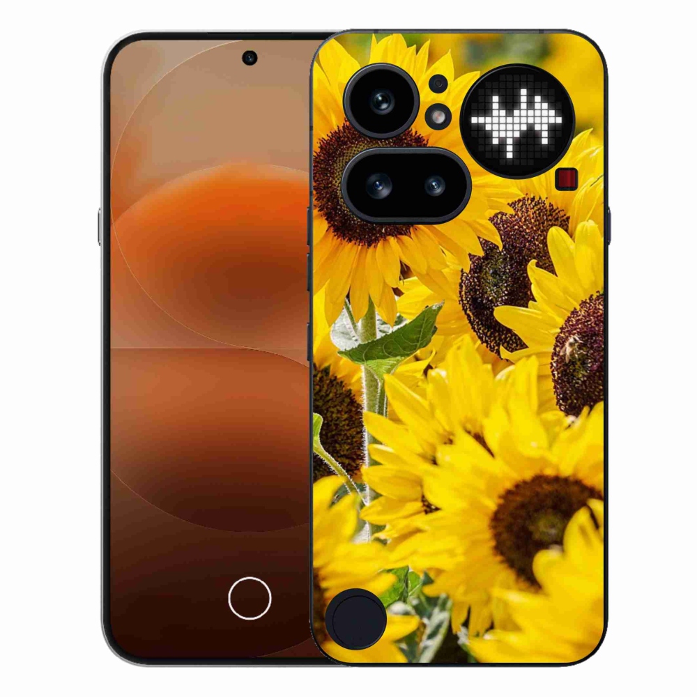 Zselés tok mmCase a Nothing Phone (4a) - Napraforgó