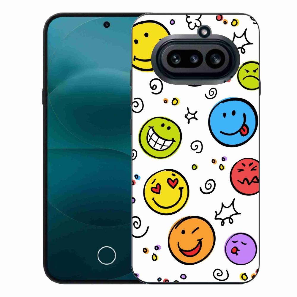 Zselés borító mmCase a Nothing Phone (4a) számára - smiley-k