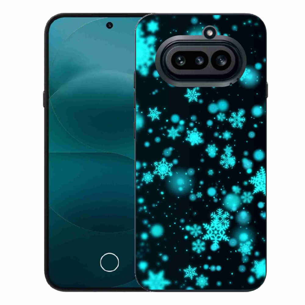 Zselés borító mmCase a Nothing telefonhoz (4a) - hópelyhek 1