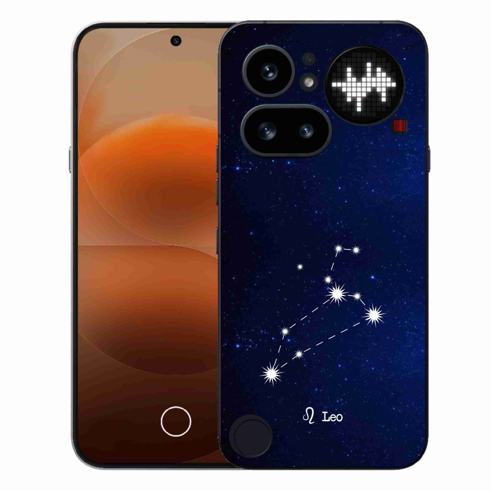 Gél borító mmCase a Nothing Phone (4a) számára - csillagkép Leo