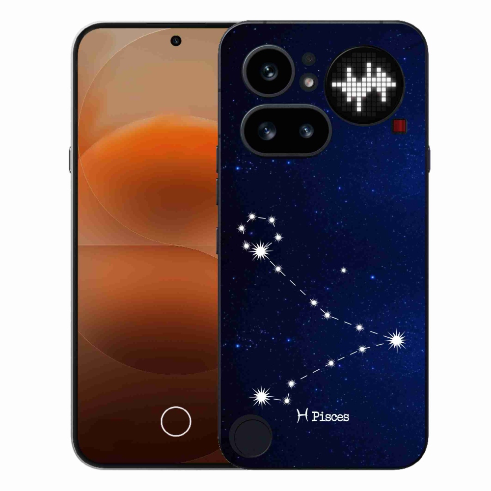 Zselés borítás mmCase a Nothing Phone (4a) számára - csillagkép Halak