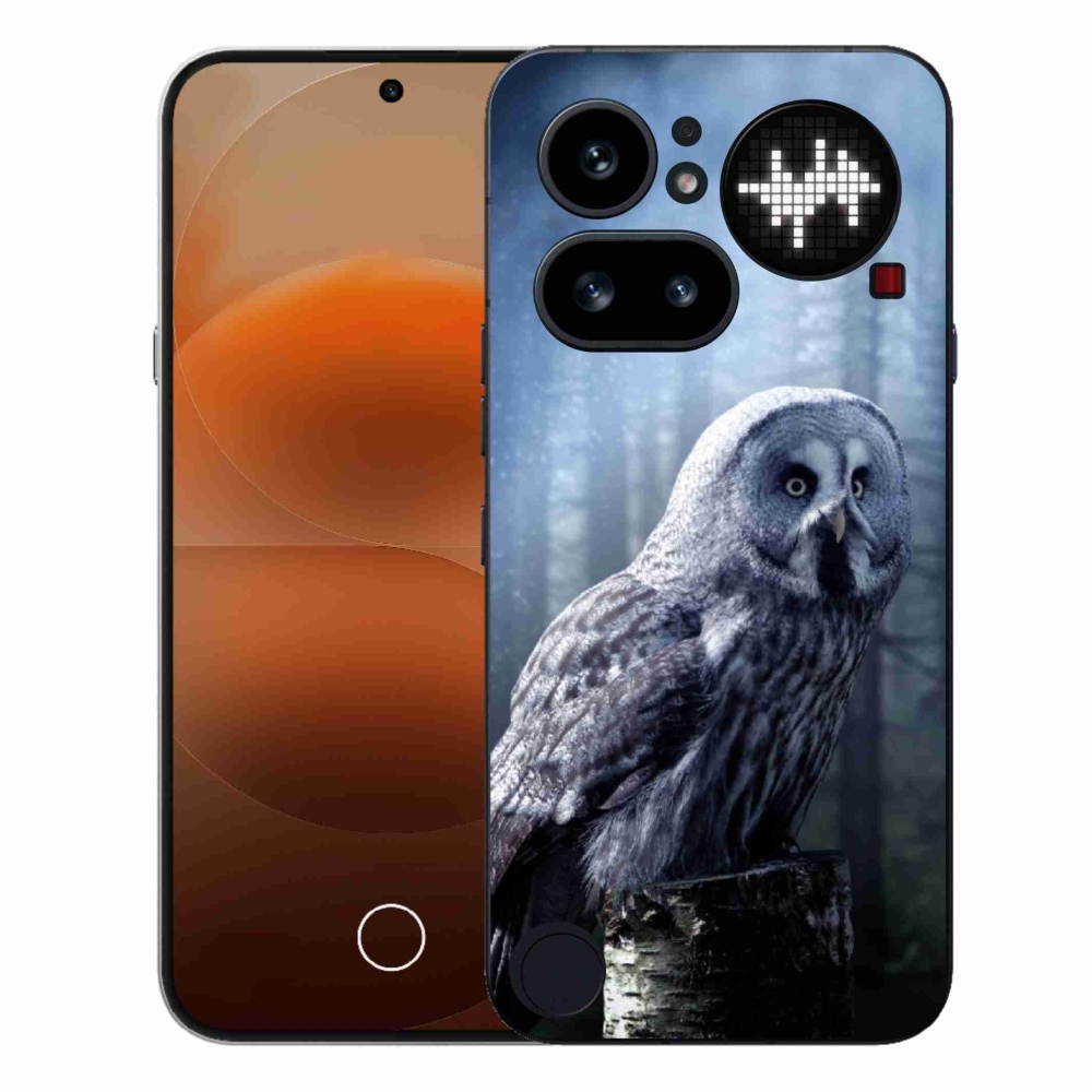 Zselés tok mmCase a Nothing Phone (4a) telefonhoz - bagoly