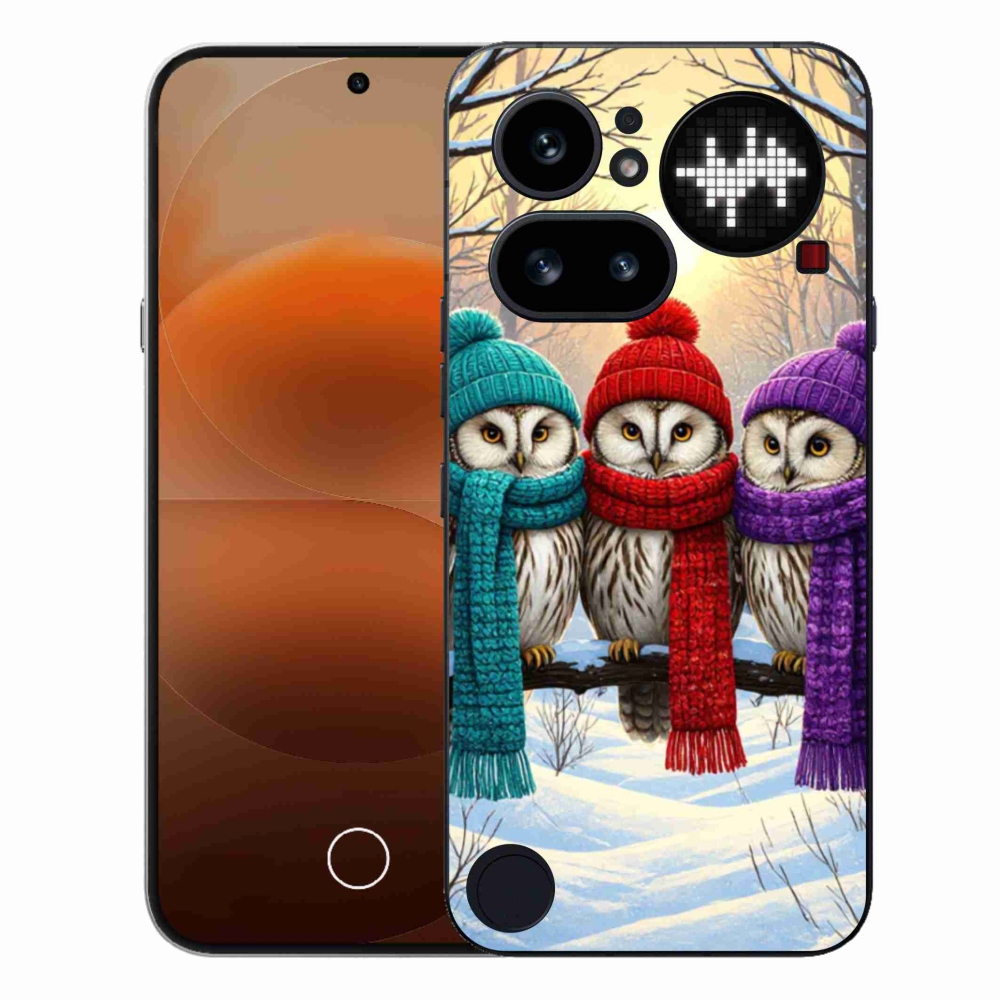 Zselés borítás mmCase a Nothing Phone (4a) számára - bagly friends