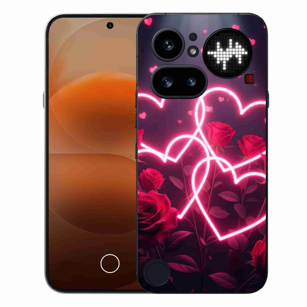 Gél borító mmCase a Semmi telefonhoz (4a) - Szerelem szíve