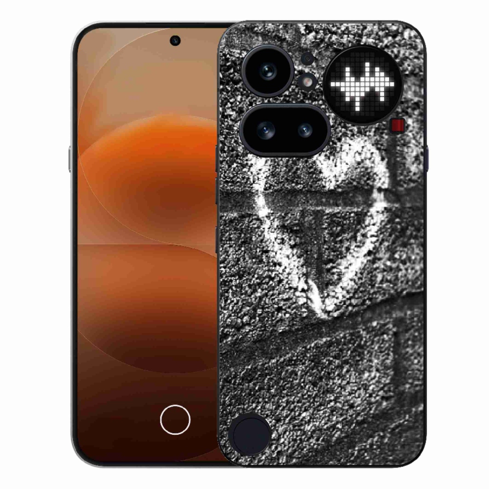 Zselés borító mmCase a Nothing Phone (4a) - szív a falon
