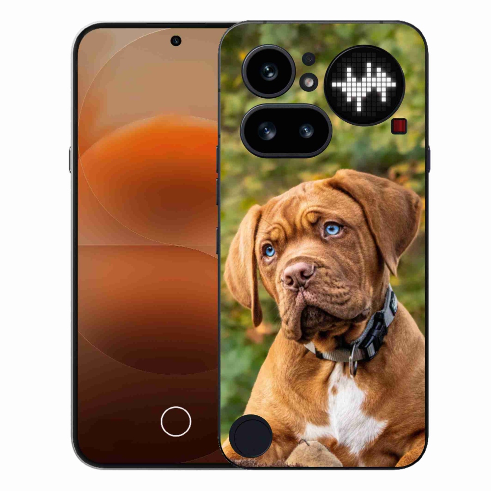 Zselés borítás mmCase a Nothing Phone (4a) - kölyökkutyakék
