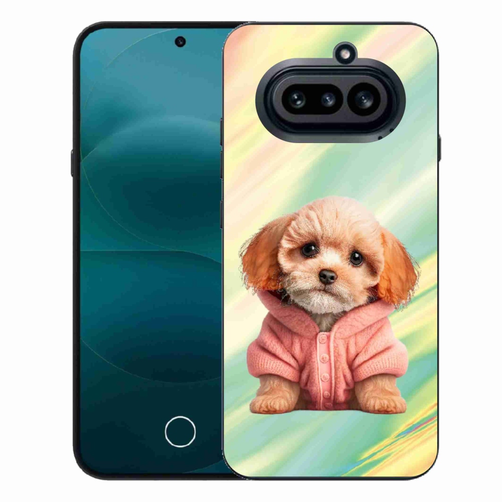 Zselés borítás mmCase a Nothing Phone (4a) számára - pulóveres kiskutya
