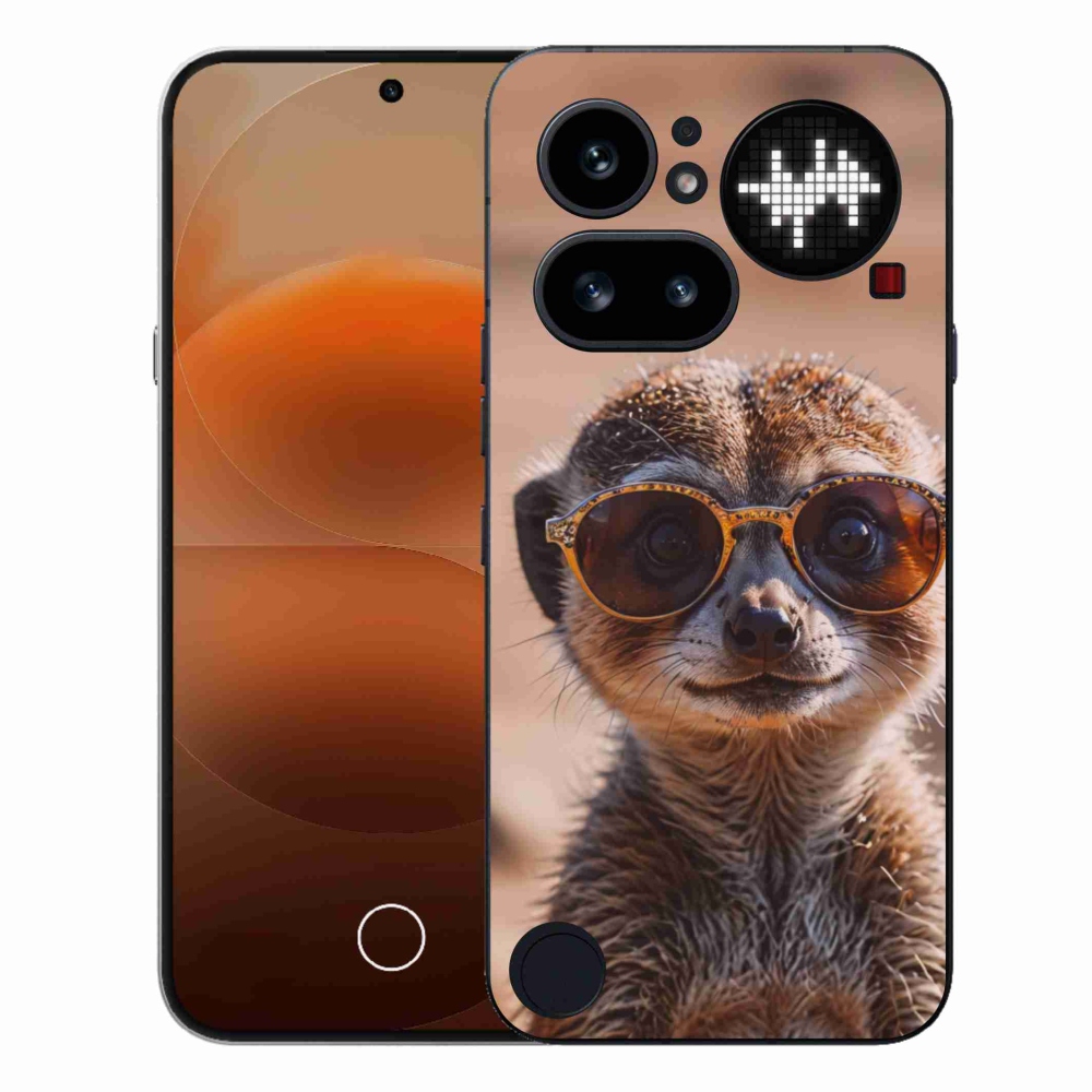 Zselés borító mmCase a Nothing Phone (4a) - stílusos surikata