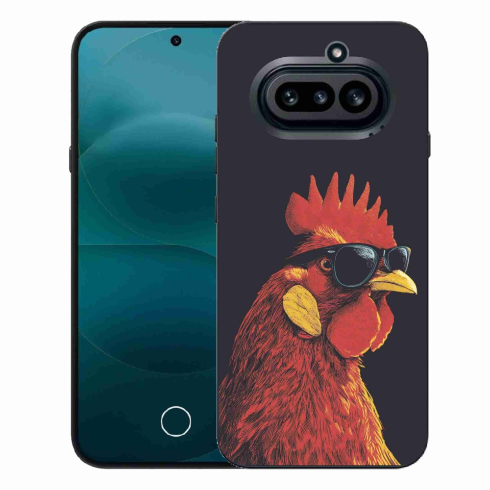 Zselés borítás mmCase a Nothing Phone (4a) számára - stílusos kakas