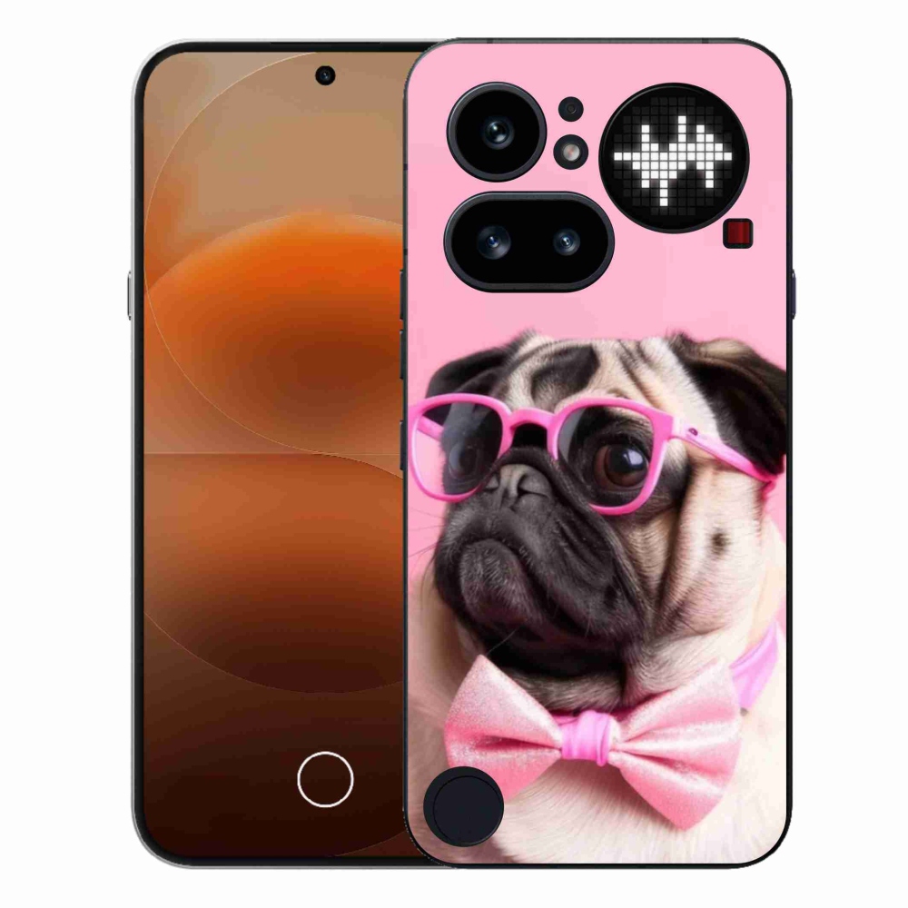 Zselés borítás mmCase a Nothing Phone (4a) telefonhoz - stílusos mopsz