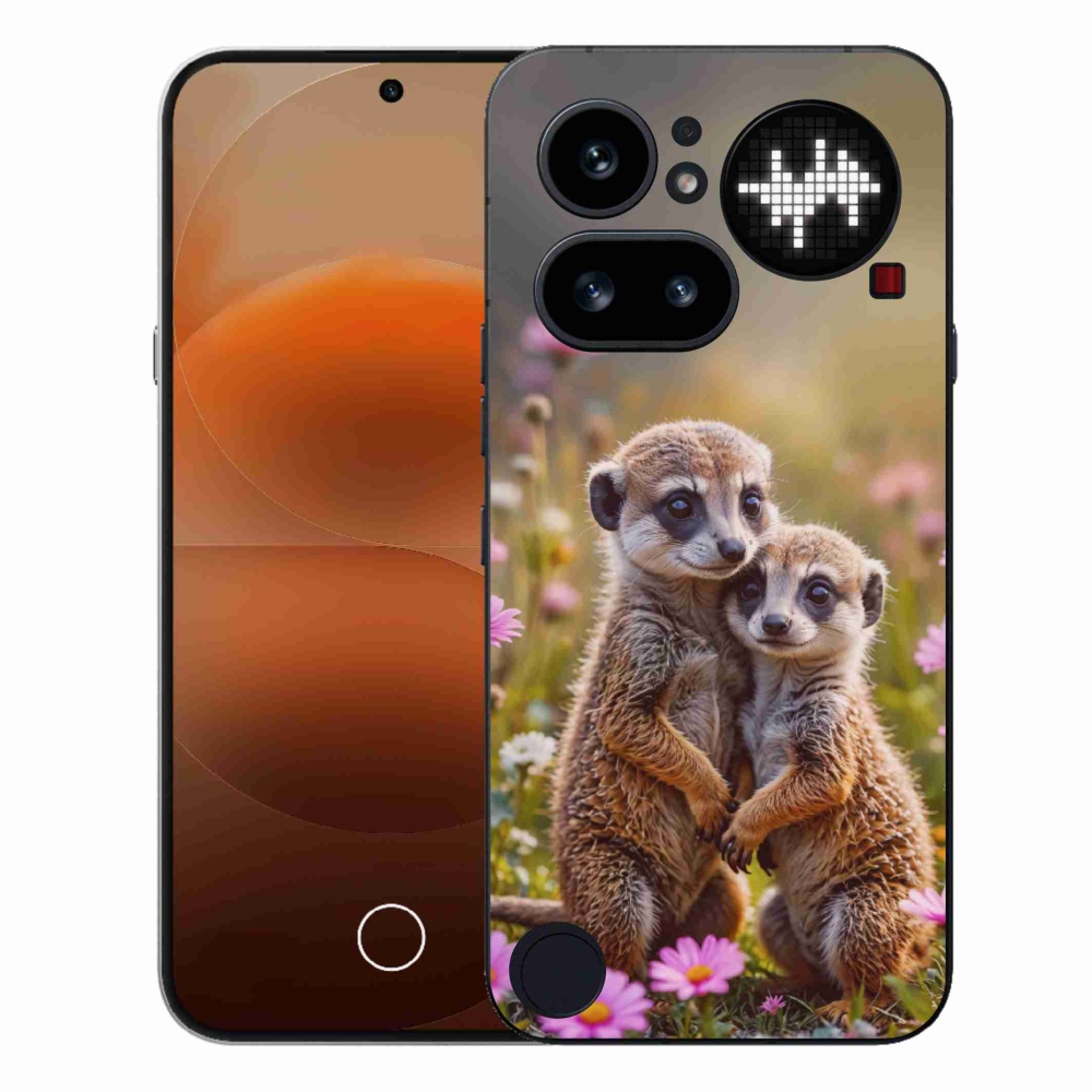 Zselés borítás mmCase a Nothing Phone (4a) - suricate duo
