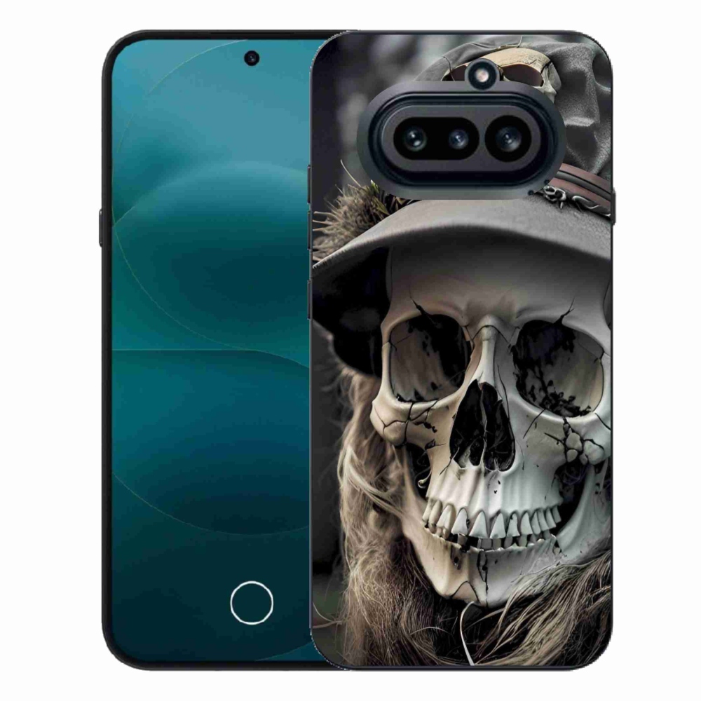 Zselés tok mmCase a Nothing Phone (4a) - sötét koponya