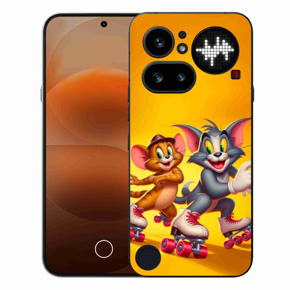 Zselés borítás mmCase a Nothing Phone (4a) számára - tom a jerry