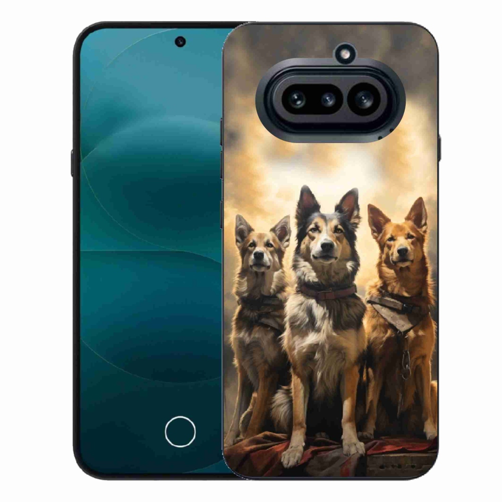 Zselés borító mmCase for Nothing Phone (4a) - három kutya