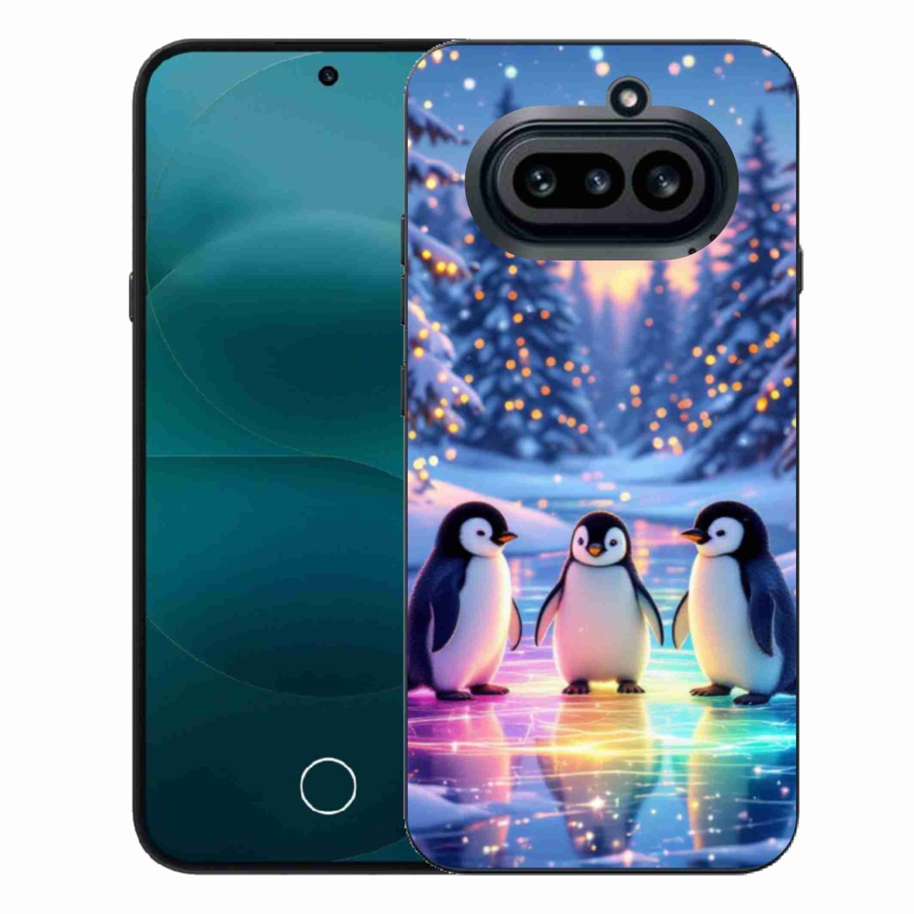 Zselés borító mmCase a Nothing Phone (4a) - pingvinekhez