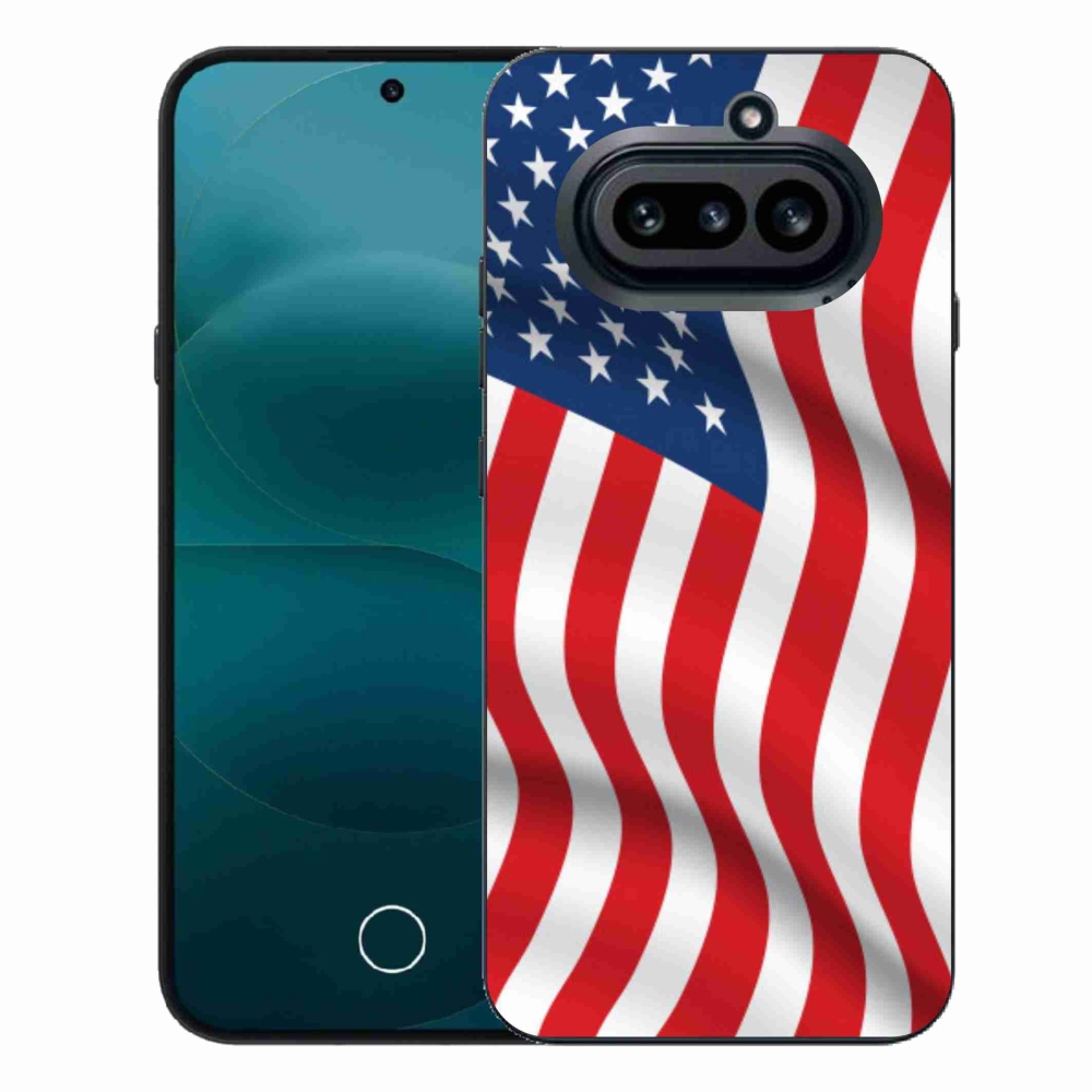 Zselés borító mmCase a Nothing Phone (4a) - amerikai zászlóhoz