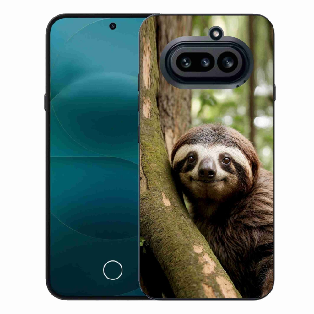 Zselés borító mmCase a Nothing Phone (4a) - mosolygó lajhárhoz