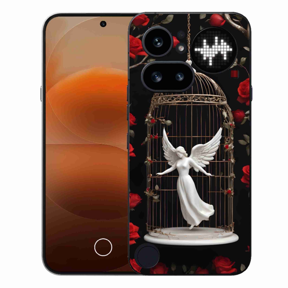 Zselés borítás mmCase a Nothing Phone (4a) - csapdába esett angyal