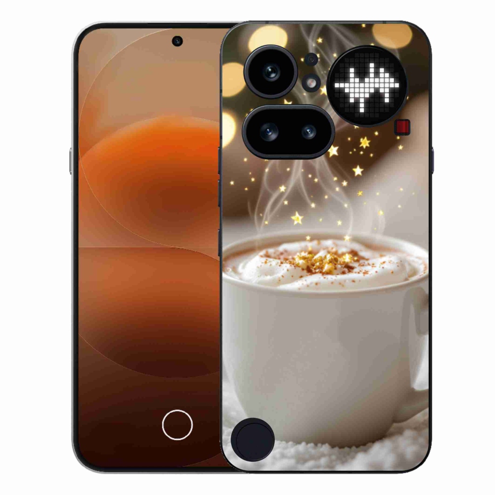Zselés borítás mmCase a Nothing Phone (4a) - Karácsonyi forró ital