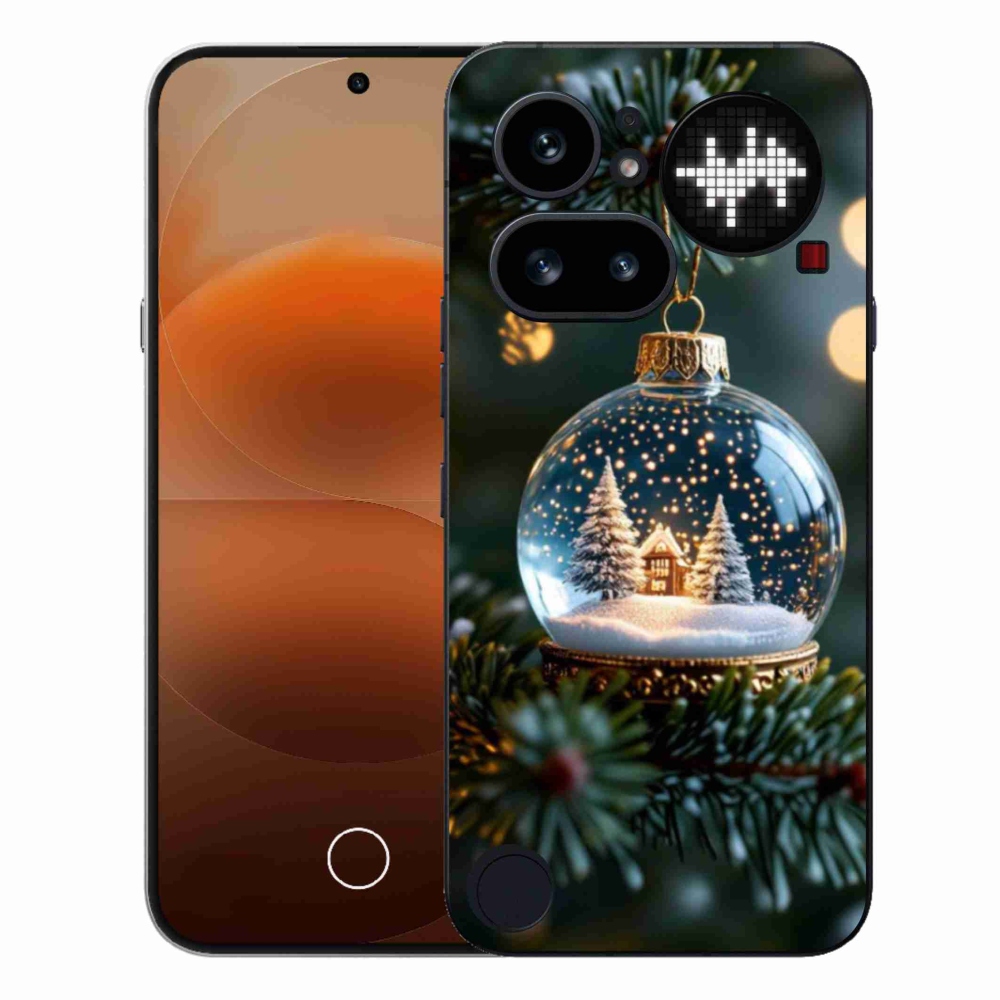 Zselés borítás mmCase a Nothing Phone (4a) - Karácsonyi gömb 2