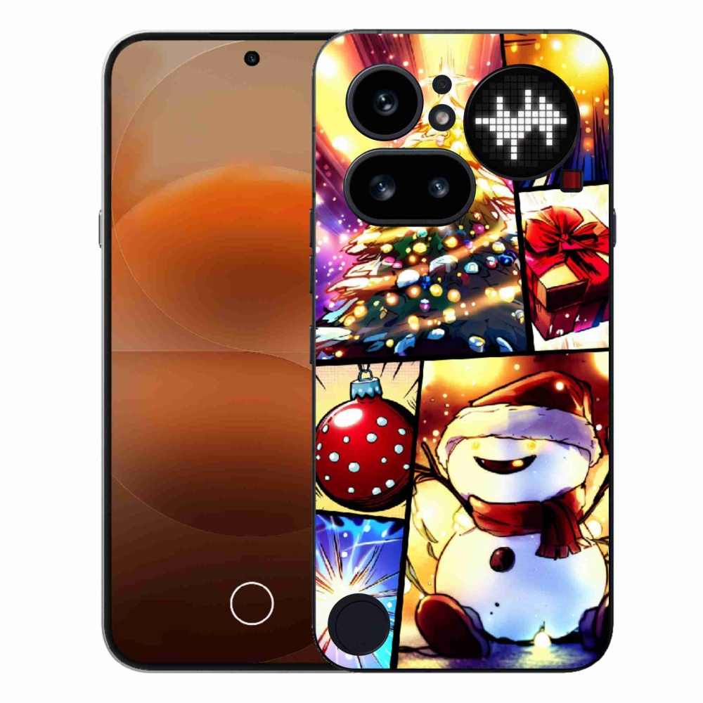 Gél borító mmCase for Nothing Phone (4a) - Karácsonyi motívumok 1