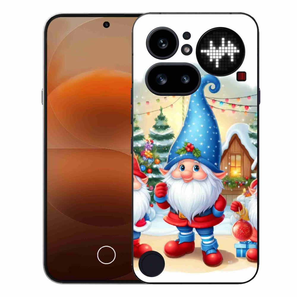 Zselés borítás mmCase for Nothing Phone (4a) - Karácsonyi manók