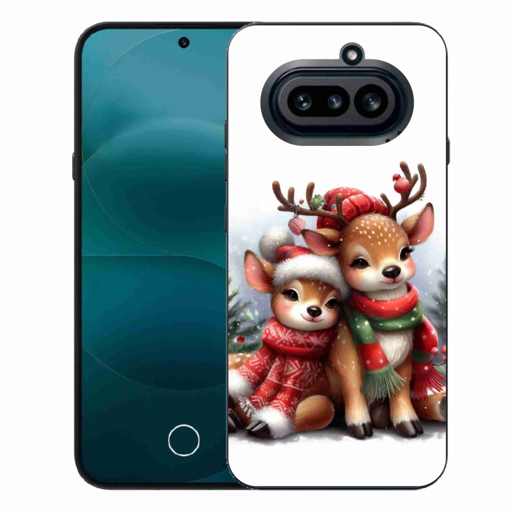 Zselés borító mmCase a Nothing Phone (4a) - karácsonyi rénszarvashoz