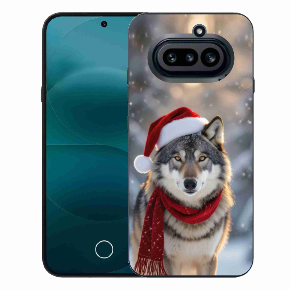 Zselés borítás mmCase a Nothing Phone (4a) - Karácsonyi farkas