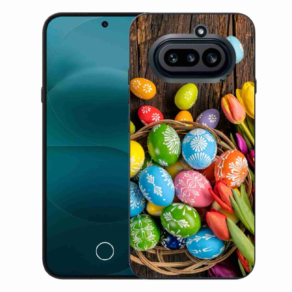 Zselés borítás mmCase for Nothing Phone (4a) - Húsvéti tojások