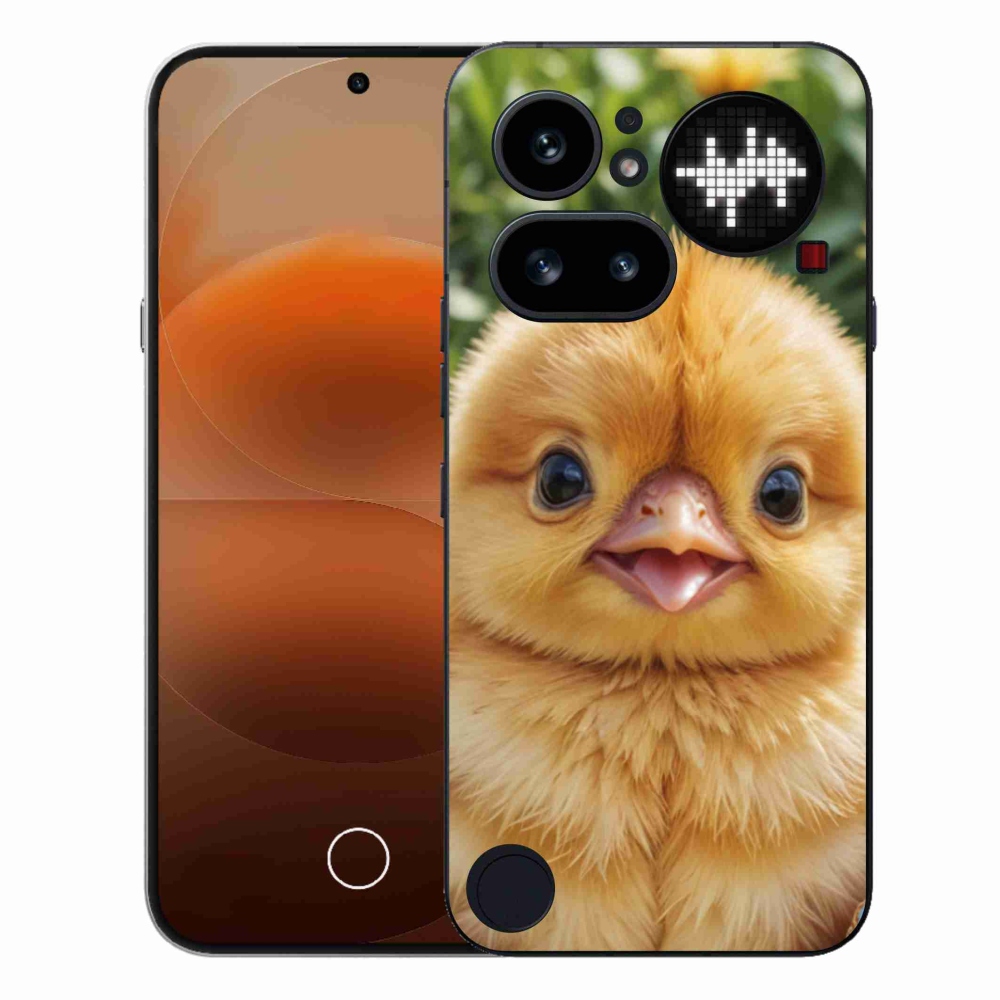 Gél borító mmCase a Semmi telefon (4a) - boldog csaj