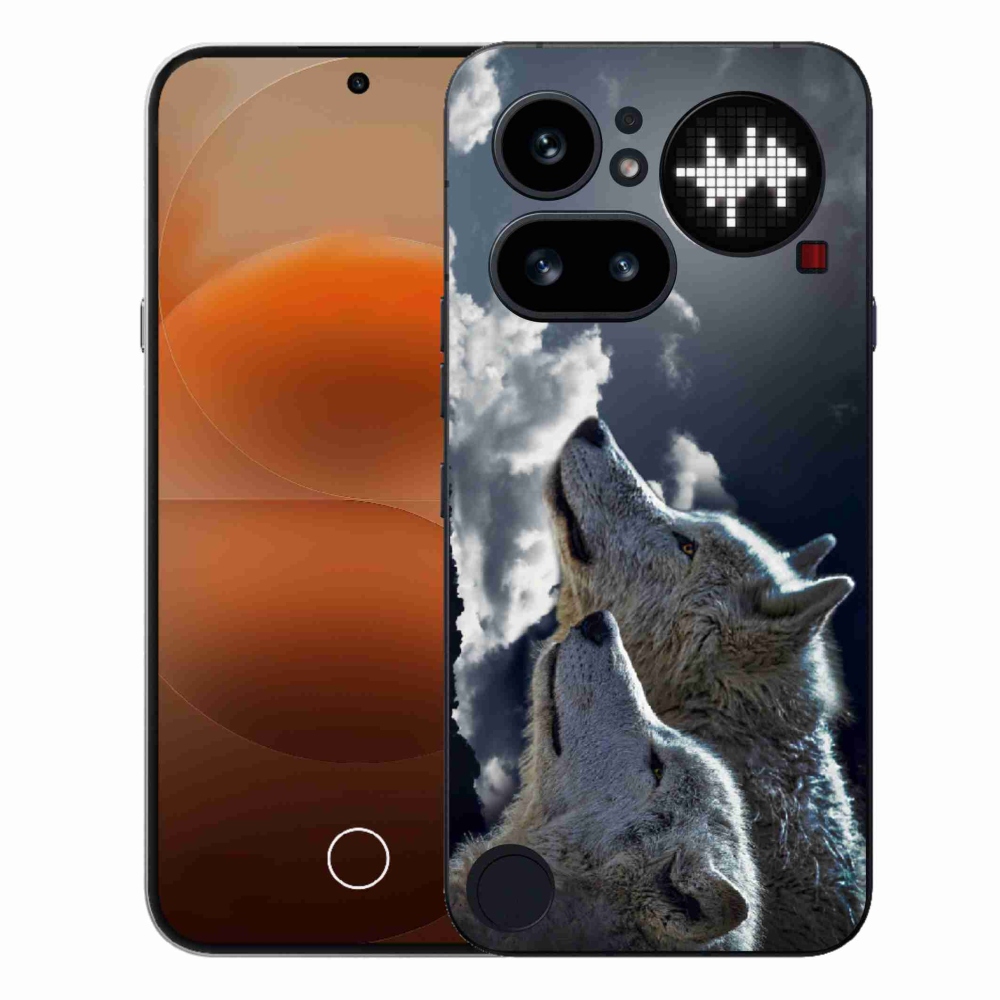 Zselés borítás mmCase a Nothing Phone (4a) - farkasok