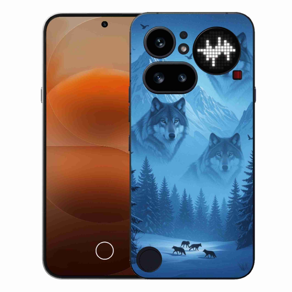 Zselés borítás mmCase a Nothing Phone (4a) - farkas csomaghoz