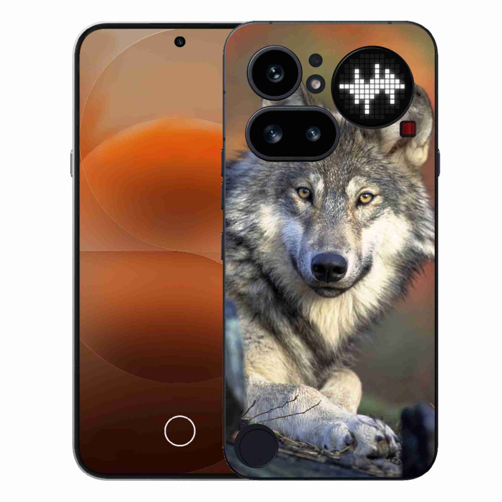 Zselés borítás mmCase a Nothing Phone (4a) - farkas