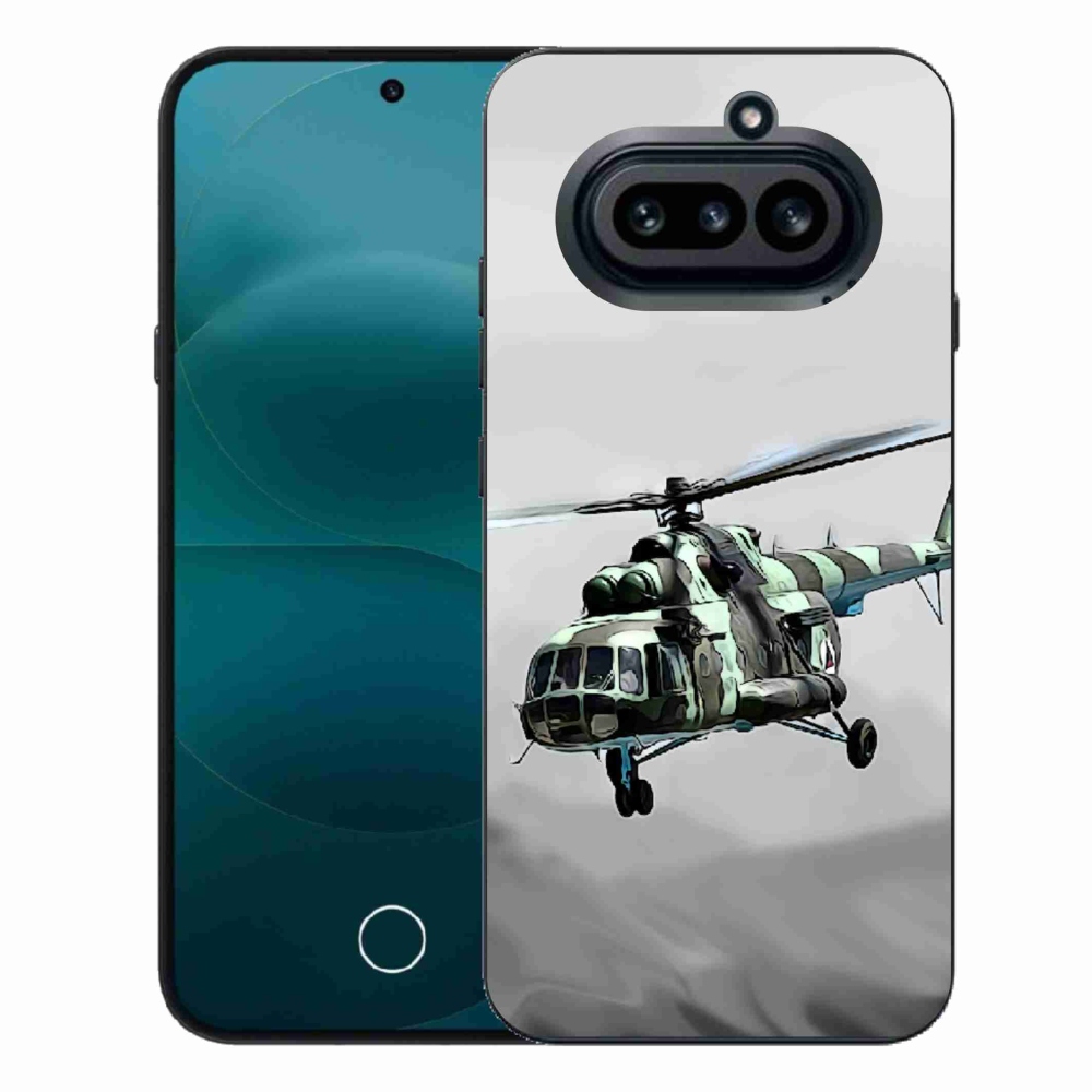 Zselés borítás mmCase a Nothing Phone (4a) - katonai helikopterhez